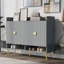 Everly Quinn Shoe Cabinet w/ Doors, 11-Tier Shoe Storage Cabinet w/ Adjustable Shelves Manufactured in Gray | 39.4 H x 47.2 W x 15.7 D in | Wayfair
