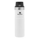 STANLEY Classic Trigger Action Travel Mug 20 oz –Leak Proof + Packable Hot & Cold Thermos – Double Wall Vacuum Insulated Tumbler for Coffee, Tea & Drinks – BPA Free Stainless-Steel Travel Cup,Polar