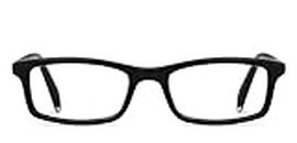 Lenskart READERS | Black Rectangular Full Rim Reading Eyeglasses | For Men & Women | For 2 Power | LR E11058