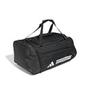 adidas Essentials 3-Stripes Duffel Bag, Sac Unisex, Black/White, 51.5L