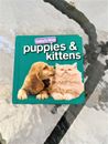 Baby's First Puppies & Kittens Cardboard Board Book w Padded Covers Dogs & Cats