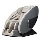 Livemor Electric Massage Chair Recliner Shiatsu Head Back, Heating Chairs, Soft PU Zero Gravity Kneading Relaxation Rolling Full Body Foot Reclining Machine