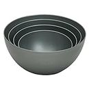 Jaypee Plus, Mixing Bowl,Set of 4 (800+1200+2000+2800) ml Plastic Mixing Bowls for Kitchen, Big Size Bowl Mixing Bowls Sets Food Grade BPA Free Grey