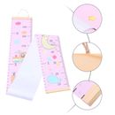  Pink Wood Height Measurement Drawing Baby Measuring Chart Animal
