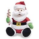 Cuddle Barn | Jingling Santa 11" Singing Santa Claus Christmas Plush Toy | Funny Animated Xmas Gift Holiday Musical Decoration | Sings Jingle Bell Rock