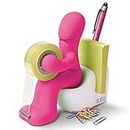 "The Butt" Bürohelfer, süßes und witziges Schreibtischzubehör inkl. Klebeband-Abroller, ideal für Büro, Zuhause oder Schule rose
