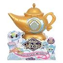 Magic Mixies - Lampara mágica de color azul, juguete interactivo, juego de magia con muñeco de un genio Mixie, con luces, sonidos y efectos de niebla, para niños +5 años, Famosa (MGX09200)