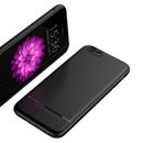 Carbon Fiber Texture shockproof Soft TPU Case Cover For iPhone 6 Plus - Black