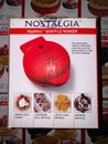 NEW! Nostalgia My Mini Personal Electric Waffle Maker 5" - Red