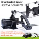 Mini Bench Electric Belt Sander DIY Polishing Grinding Machine Sharpener Tools