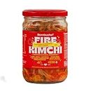 Bombucha Original Kimchi, Korean Style Fermented Nappa Cabbage 450g | 100% Veg | Traditionally & Naturally Fermented (Fire Kimchi)
