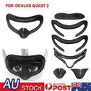 Accessories Kit for Oculus Quest 2 VR Eye Face Cover Cushion PU Leather Pad