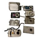 DIGITAL CAMERA Bundle x 8 Canon Fujifilm Olympus Sony Leica Sanyo UNTESTED Parts