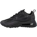 Nike Air Max 270 React Mens Casual Running Shoes Ci3866-003 Size 10, Black Dark Grey