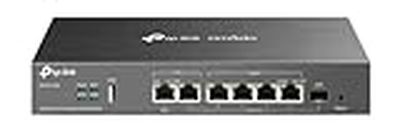 TP-Link Omada Multi-Gigabit VPN Router with 2.5G port, Centralised Management, SFP port, Intelligent Monitoring, Cloud Access, Powerful Firewall (ER707-M2)