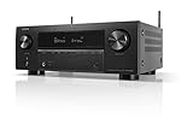 Denon AVR-X2800H, 7.2ch, WiFi, Blutooth, 8K, 3D Audio, Dolby Atmos and DTS:X AV Receiver with HEOS® Built-in (Black)