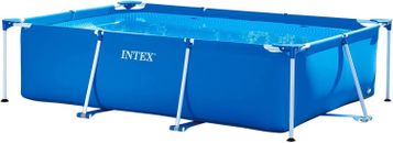 Intex 28272 Metal Frame Rectangular Pool without Filter Pump, 3834 L, Blue