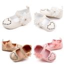 Newborn Infant Baby Girl Crib Shoes Toddlers Rubber Floral Princess Dress Shoes