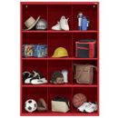 Sandusky Cabinets Sandusky Lee 46" L x 18" W x 66" H Steel 12-Bin Cubby Storage Organizer by Sandusky Metal in Red | 66 H x 46 W x 18 D in | Wayfair