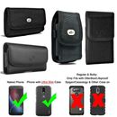 BLACK PU LEATHER & RUGGED CASE FOR IPHONE CARRYING POUCH BELT CLIP HOLSTER COVER