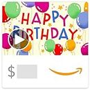 Amazon.ca eGift Card - Galactic Birthday Balloons (Animated)