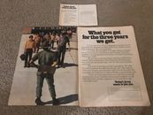 Vintage 1973 UNITED STATES U.S. ARMY Print Ad w/ MAIL-IN SUBMISSION FORM 1970s