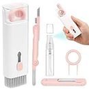 7 in 1 Airpod Pro Cleaner Kit with Spray,MMH Multi-Function Electronic Keyboard MacBook Laptop Screen Earbud Cleaner Kit Tool with Cleaning Pen Brush for iPod,Phone,Tablet,PC,Computer,Headphone Pink