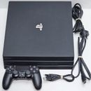 Sony PlayStation 4 PS4 Pro 1TB Console + Cords + Controller - CUH 7002B Tested