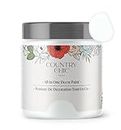 Country Chic Paint - Chalk Style All-in-One Paint for Furniture, Home Decor, Cabinets, Crafts, Eco-Friendly, Matte Paint - Simplicity [White] Pint (16 oz)/475 ml