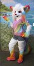 Customize Long Fur Fox Animal Fursuit Furry Cosplay Mascot Costume Party Dress