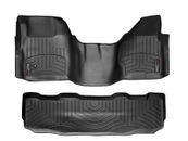 WeatherTech Over-The-Hump FloorLiner Set for Ford SuperDuty SuperCrew-2008-2010