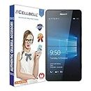 CELLBELL Shatterproof, Glossy-Finish Screen Protector for Nokia Microsoft Lumia 950 - Transparent