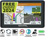 Car Truck GPS Navigation 7 Inch Touch Screen Free Maps Spoken Direction Navpal