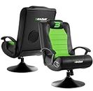 BraZen Gaming Chair for Kids - Kids Gaming with Speakers - Bluetooth Chair Gaming Small Gaming Chair for Kids and Small Adults Rocker Gaming Chairs British - Stag (Green)