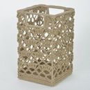Dakota Fields Mode Crochet Basket, Polypropylene in Brown | 5.5 H x 9 W x 5.5 D in | Wayfair 0AB5C0AE510D41609277F8E63C1B6C74