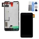 Black Touch Screen Digitizer + LCD Display Frame Part for Nokia Lumia 630 635