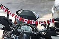 AutoMT® Ladakh Sytle Hanging Canada Flags for Bike and Home