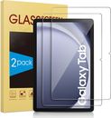 2x Proteggi schermo pellicola vetro temperato tablet per Samsung Galaxy Tab A9/A9+