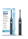STIM Sonic Electric Toothbrush | With Replaceable Brush Heads Included | 2 Minute Smart Timer | 5 Brushing Modes | 45 Day Battery Life | Black Colour | 6 Months Warranty