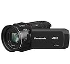 Panasonic PANASONIC HC-VX1 4K Camcorder, 24X LEICA DICOMAR Lens, 1/2.5" BSI Sensor, Three O.I.S. Stabilizer Systems, HDR Mode, Wireless Multi-Camera Capture (USA Black)