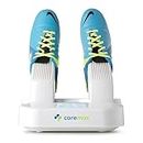 Caremax Portable Electric Shoe Boot Dryer Warmer Freshener with Ozone Technology Deodorizer with Timer to Eliminate Bad Odor Sanitize Shoes, for Drying Low Boots, Ski Boots, Martin Shoes, Sport Shoes, Soccer Shoes, Sneakers, Gloves and More