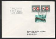 1957 Switzerland Boy Scouts Baden Powell Camp Campeggio Mobile Post Office Cover