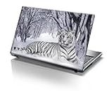 15'6 Inch Taylorhe laptop skin protective decal tiger lying in the snow