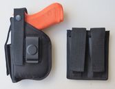 Gun Holster & Mag Pouch Combo For S&W SW9VE,SW40VE,SIGMA with Underbarrel Laser