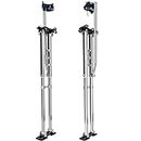 Olenyer 48" - 64" Drywall Stilts Height Adjustable Lifts Aluminum Tool for Painting Finishing Pruning Branches or Cleaning