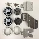 Slick Locks Chevy/Gmc Sliding Door Kit Complete with Spinners, Weather Covers & Locks