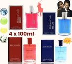 Men’s Perfume Eau De Toilette Spray Gift Pack Men’s Fragrance Set (4 x 100ml)