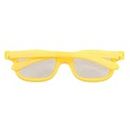 RANDWICK 5 Pieces 3D Glasses Anaglyph Eyeglass For 3D TV Movie DVD Yellow