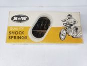Vintage S&W Black Motorcycle  Shock Absorber Springs Long Travel 11" 55 lbs NOS