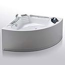 Whirlpool Bathtub Hydrotherapy Hot tub with 6 Water Jets 1 Person 53.15" - Daisy